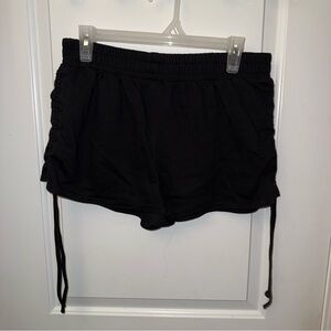 🔥5/$25🔥 Rue21 Black Scrunched Side Shorts Size XL Preowned